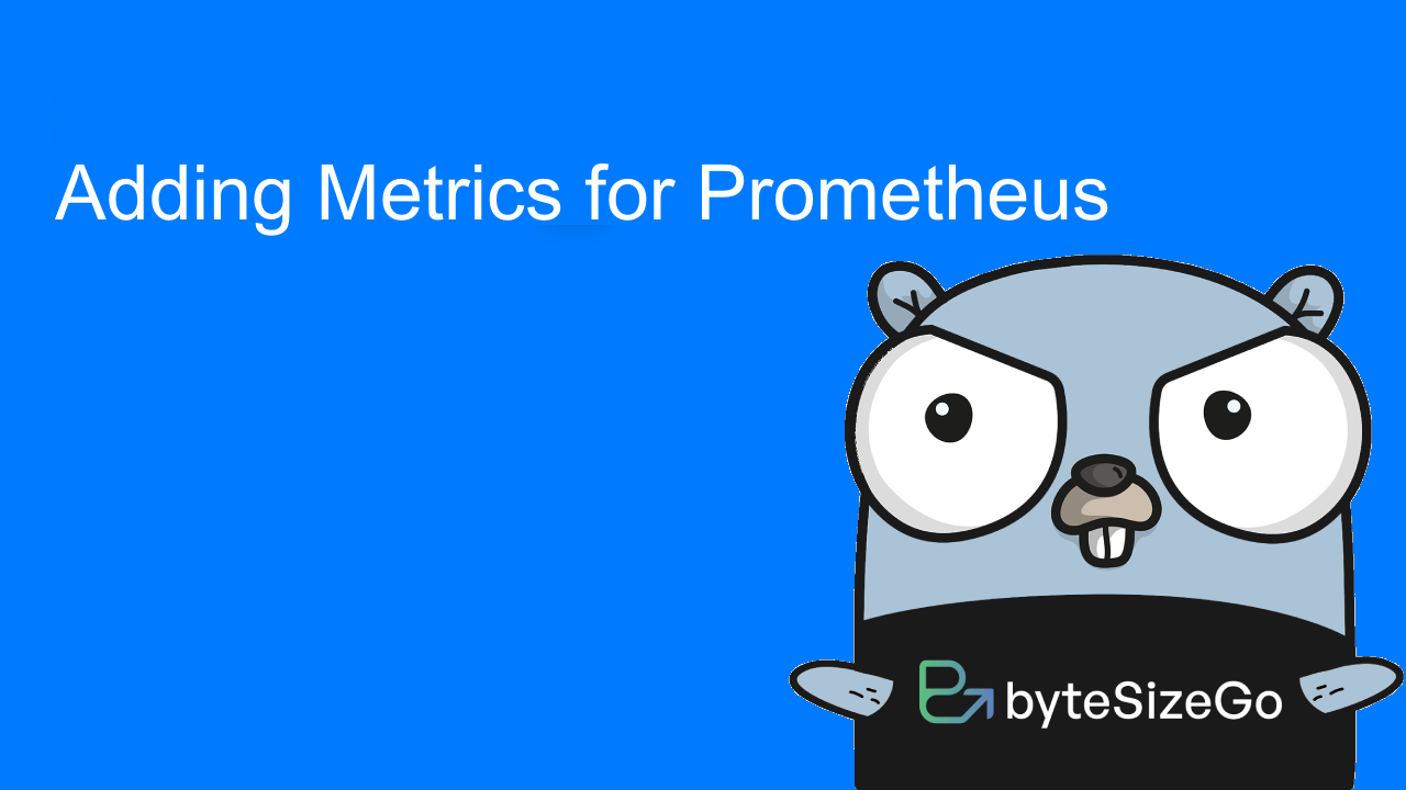 Thumbnail for Adding metrics for prometheus