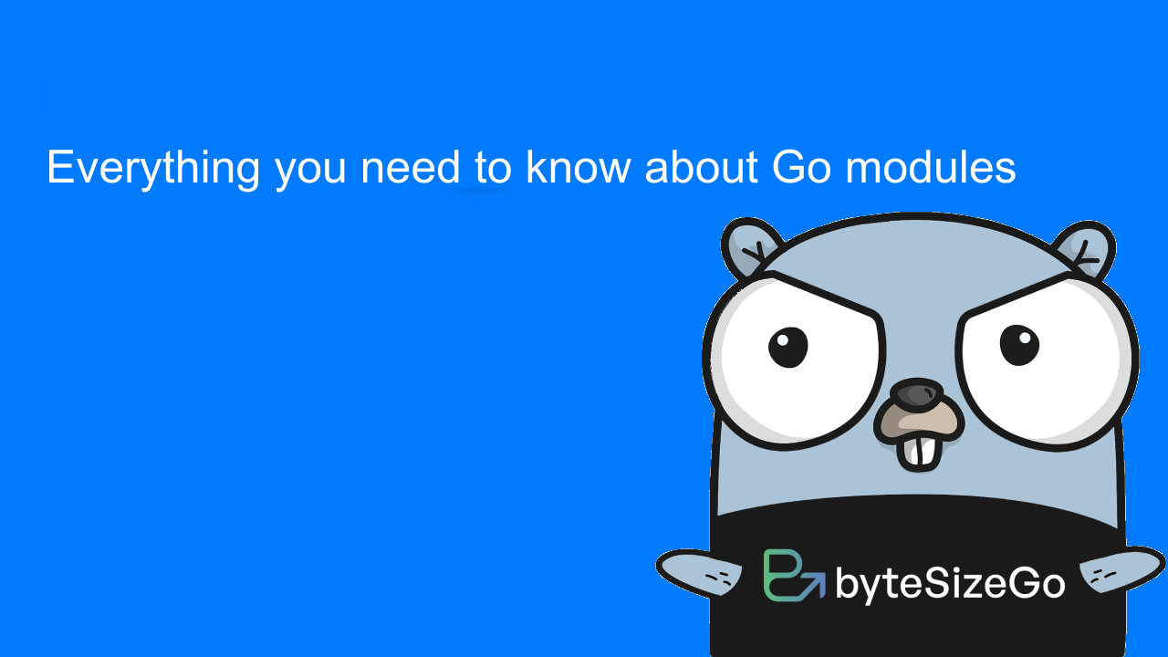 Thumbnail for Everything you need to know about Go modules